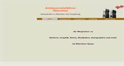 Desktop Screenshot of antiquariatsfuehrer.de